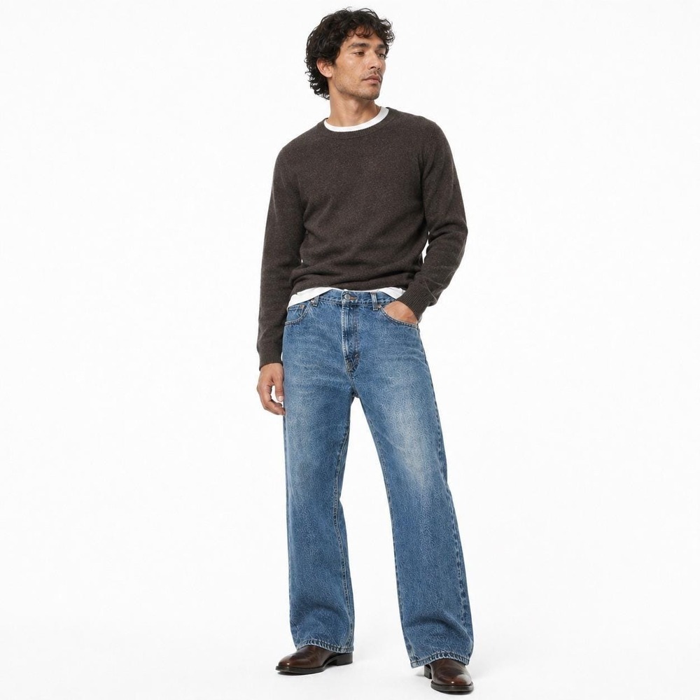 Levi's Mens 517 Boot Cut Jeans Blue 38x30 Western Cowboy Denim